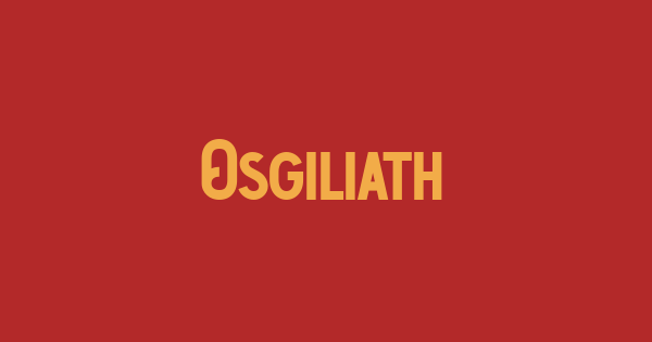Osgiliath font thumbnail