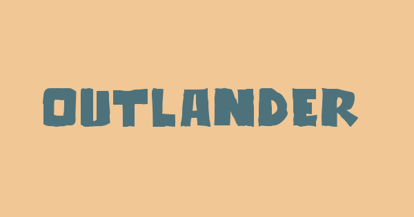 Outlander font thumbnail