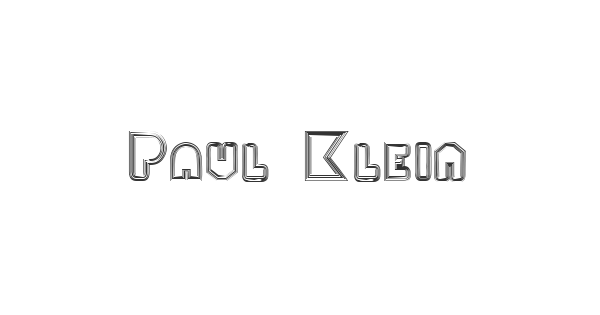 Paul Klein font thumbnail