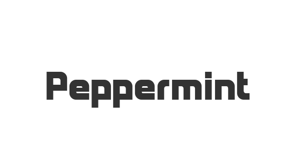 Peppermint font thumbnail