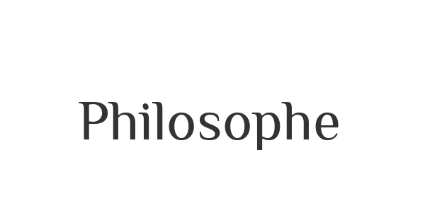 Philosopher font thumbnail