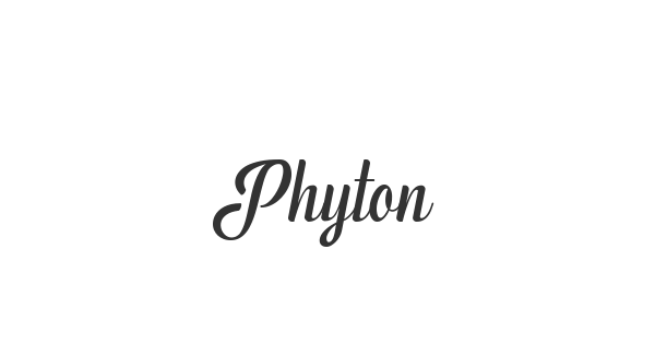 Phyton font thumbnail
