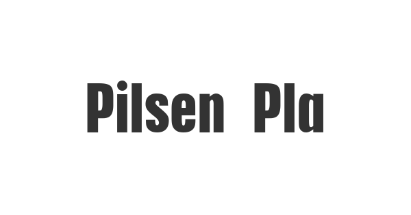 Pilsen Plakat font thumbnail