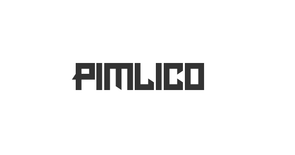 Pimlico font thumbnail