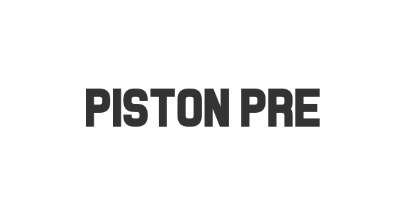 Piston Pressure font thumbnail