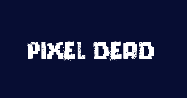 Pixel Dead font thumbnail