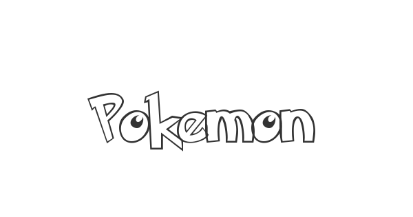 Pokemon font thumbnail