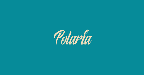 Polaria font thumbnail