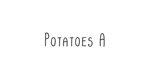 Potatoes And Peas font thumbnail