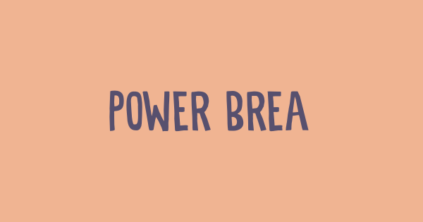 Power Breakfast font thumbnail