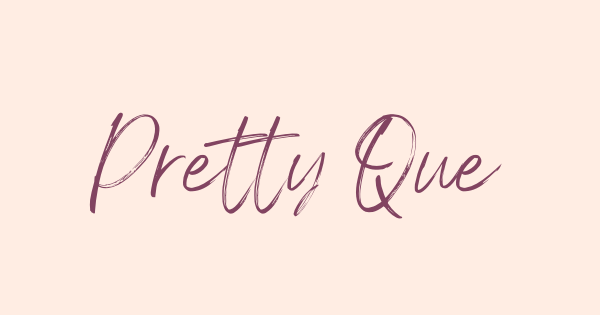 Pretty Queen font thumbnail