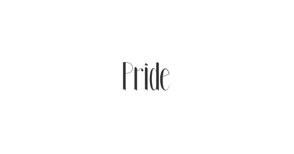 Pride font thumbnail