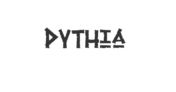 Pythia font thumbnail