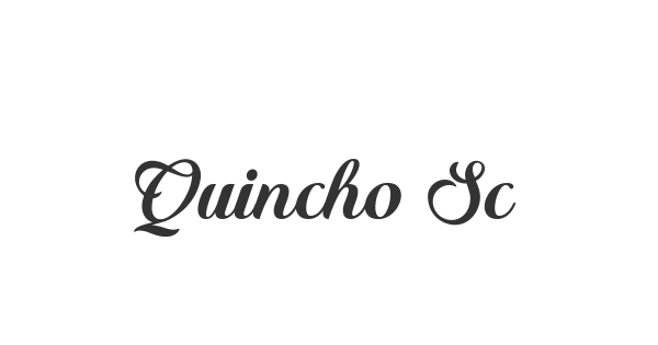 Quincho Script font thumbnail