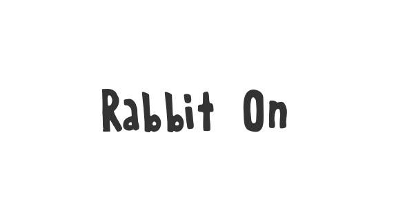 Rabbit On The Moon font thumbnail