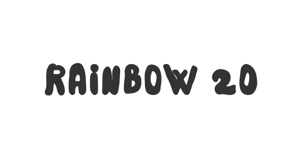 Rainbow 2000 font thumbnail
