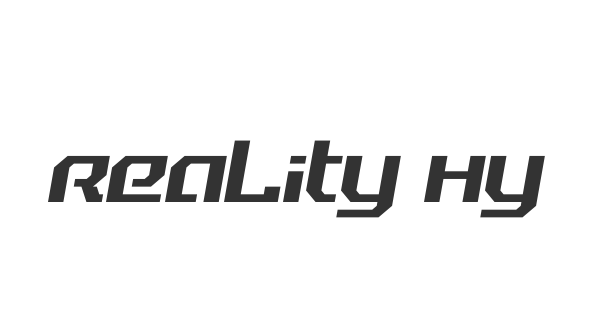 Reality Hyper font thumbnail