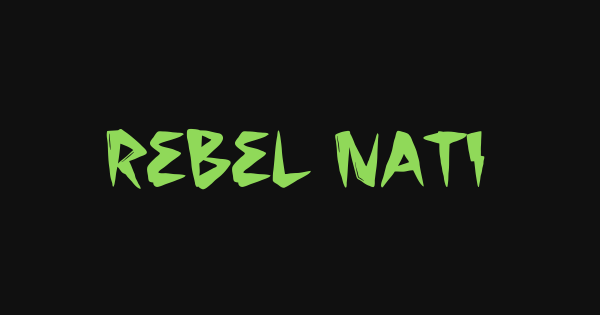 Rebel Nation font thumbnail