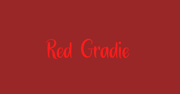 Red Gradient font thumbnail
