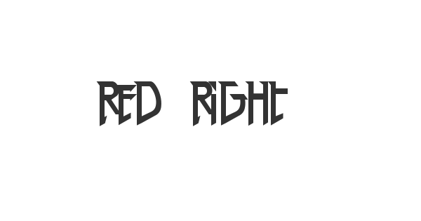 Red Right Hand font thumbnail
