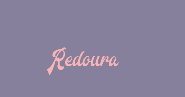 Redoura font thumbnail