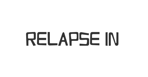 Relapse Into Madness font thumbnail