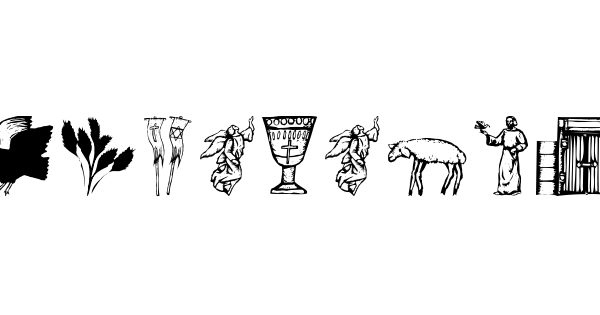 Religious Symbols font thumbnail