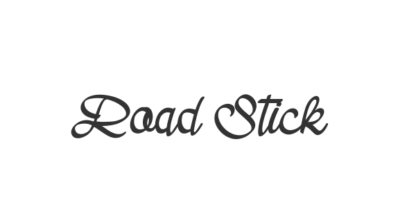 Road Stick font thumbnail