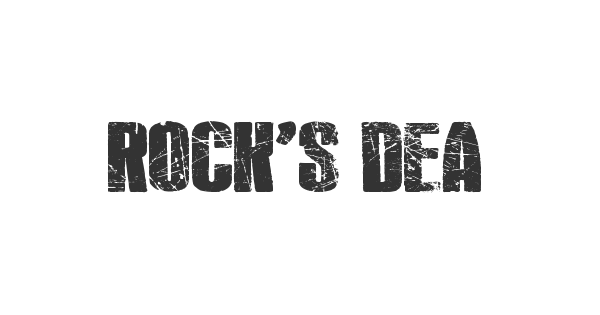 Rock’s Death font thumbnail