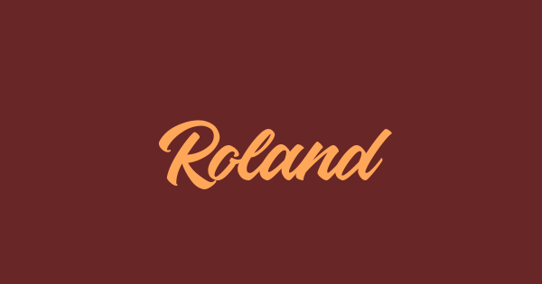 Roland font thumbnail