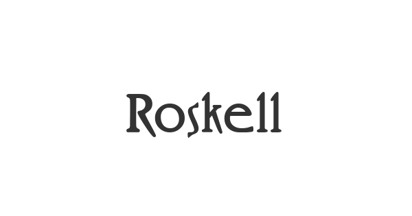 Roskell font thumbnail