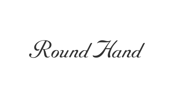 RoundHand Free font thumbnail