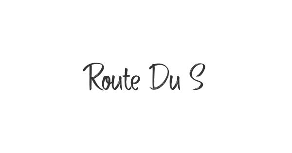 Route Du Soleil font thumbnail