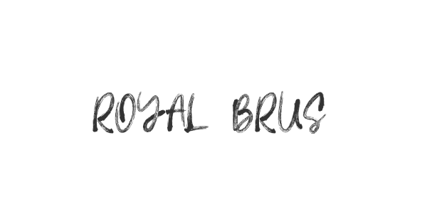 Royal Brush font thumbnail