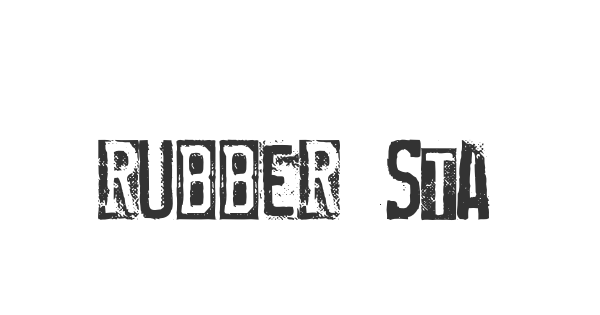 Rubber Stamp font thumbnail