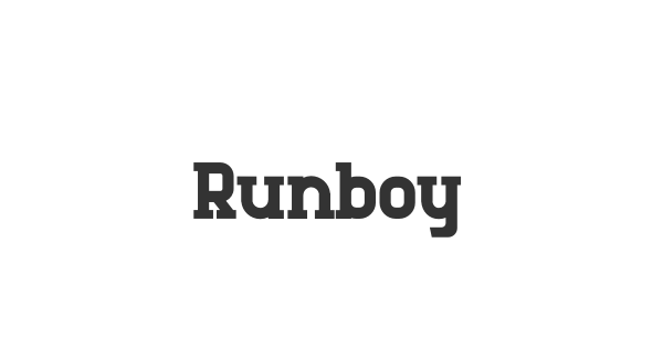 Runboy font thumbnail