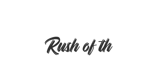 Rush of the Geisha font thumbnail