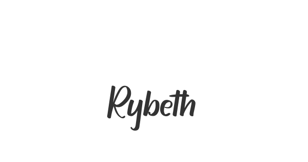 Rybeth font thumbnail