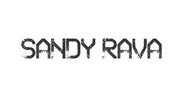 Sandy Ravage font thumbnail