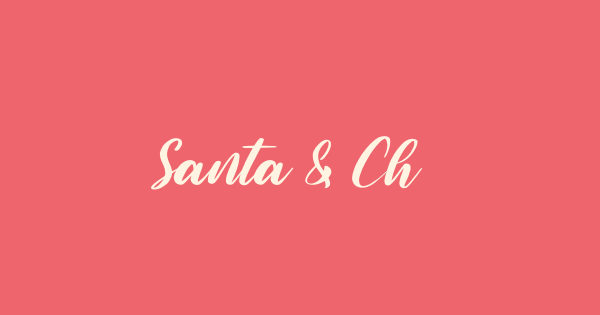 Santa & Christmas font thumbnail