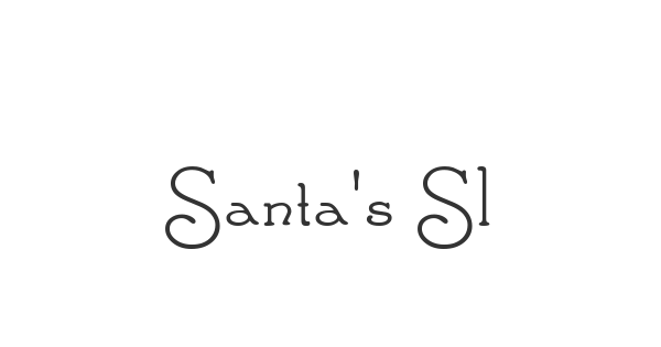 Santa’s Sleigh font thumbnail
