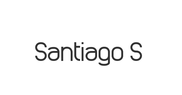 Santiago Sans St font thumbnail