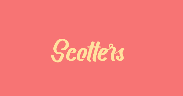 Scotters font thumbnail