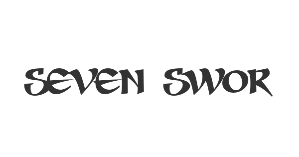 Seven Swordsmen BB font thumbnail