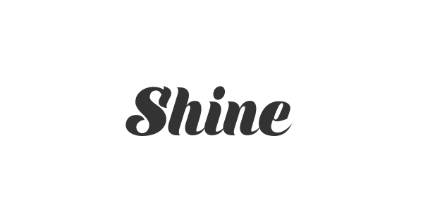 Shine font thumbnail