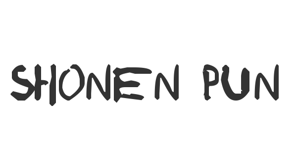 Shonen Punk! Custom font thumbnail