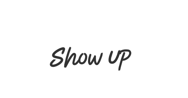 Show Up font thumbnail
