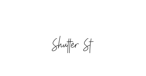Shutter Stone font thumbnail