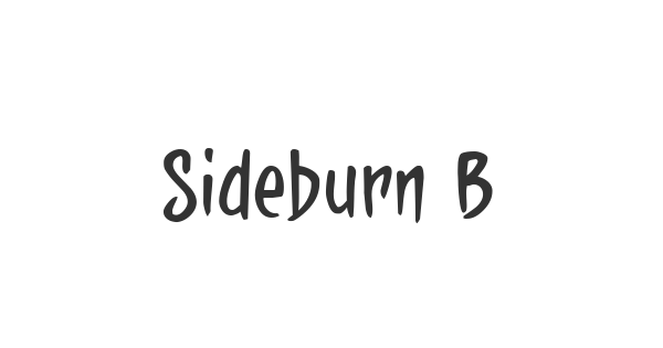 Sideburn Bob font thumbnail