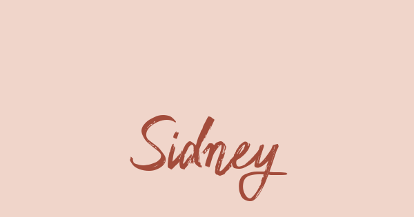 Sidney font thumbnail